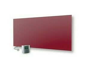FENIX 11V5437797 ECOSUN 600 GS+ Wine Red Vínově červený, skleněný bezrámový panel 600 W, s bezdrátov