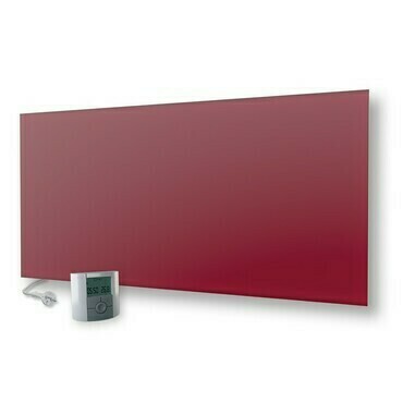 FENIX 11V5437797 ECOSUN 600 GS+ Wine Red Vínově červený, skleněný bezrámový panel 600 W, s bezdrátov