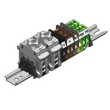 BEČOV H411318 Stožárová výzbroj SV - A - 6.10.4/2 (dva nosiče pojistek)