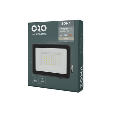 LED reflektor LED-POL Zona LED 50W neutrální bílá B