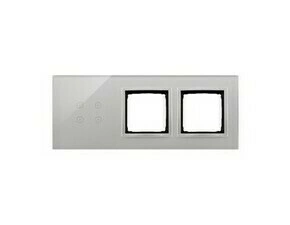 Kryt dotyk. ovl. SIMON DSTR3400/71, 1 ovl. Simon 54 Touch, 4 dotyk.+2 otvory, bouř./stř.