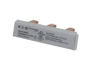 EATON BB1P100M3 BB1P100M3 Propojovací lišta 1-fázová, 1000V DC, 100A, 3x
