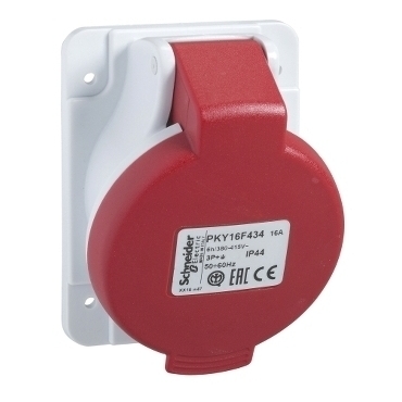 SCHN PKY32F434 Zásuvka vest. Fast connect 32A 3P+PE 380-415V IP44 50-60Hz