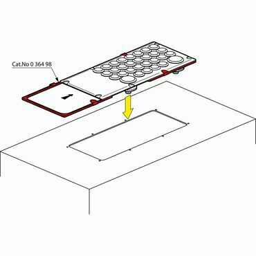 LEG 036498 KIT PRO MONTÁŽ 2 DESEK CABSTOP