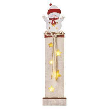 EMOS DCWW12 5LED XMAS WOOD SNOWMEN 2AA T WW