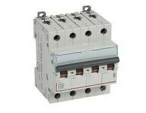 Jistič čtyřpolový LEGRAND 409536 DX3 4P D32 10000A/16KA