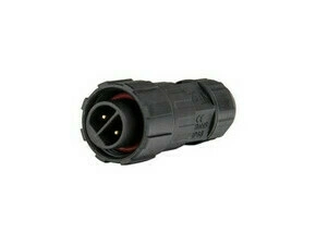MC LED Konektor - vidlice s převlečnou maticí, IP67, pájecí, M16, 2piny