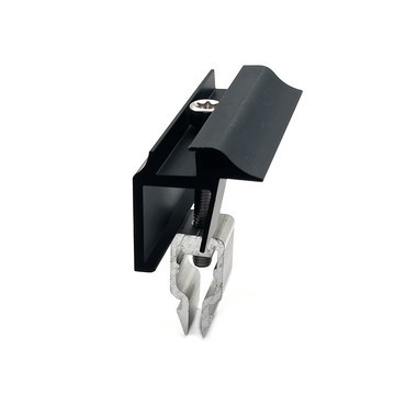 Koncová svorka Vapro černá pro panel 30 a 35mm CLICK