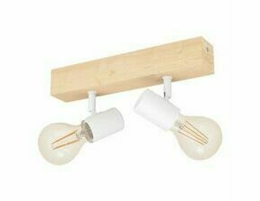 EGLO BALKEN/2 E27 HOLZ/WEISS 'TOWNSHEND 3'