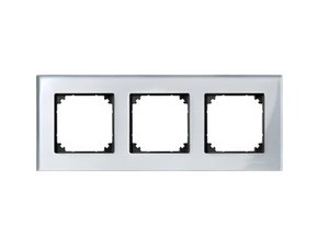 SCHN MTN4030-3260 Merten - Rámeček trojnásobný M-Elegance, Diamond Silver