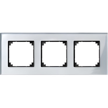 SCHN MTN4030-3260 Merten - Rámeček trojnásobný M-Elegance, Diamond Silver