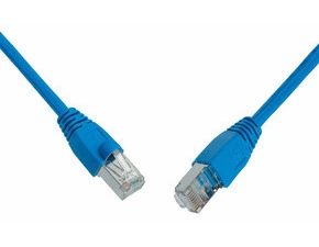 INTLK 28430059 C5E-315BU-0,5MB Patch kabel CAT5E SFTP PVC 0,5m modrý snag-proof C5E-315BU-0,5MB
