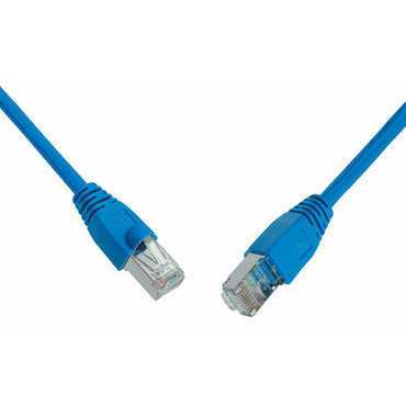 INTLK 28430059 C5E-315BU-0,5MB Patch kabel CAT5E SFTP PVC 0,5m modrý snag-proof C5E-315BU-0,5MB