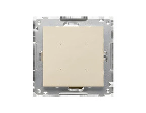 Ovladač osvětlení SIMON GO TEW1W.01/144, tlačítkový, Switch, Wi-Fi (přístroj s krytem), champagne ma