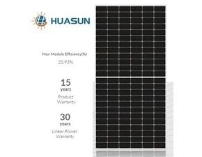 FVE panel bifaciální Huasun HJT 455Wp stříbrný rám