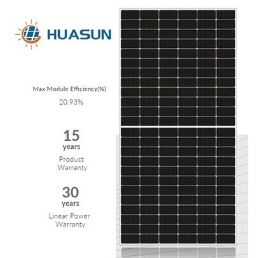 FVE panel bifaciální Huasun HJT 455Wp stříbrný rám