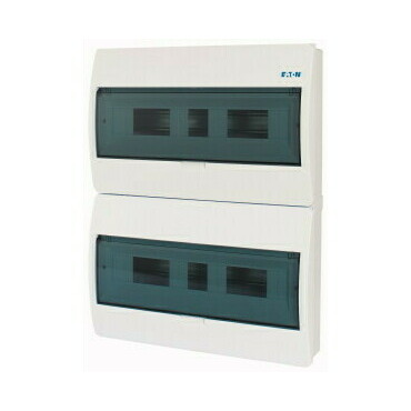 Rozvodnice nástěnná EATON 280350 BC-O-2/36-ECO, průhledné plast. dveře, 2 řady, 36 modulů