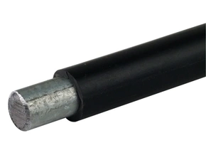 DEHN 800108  Drát 8/11mm, FeZn, Z350 (350g/m2) Délka role ca. 75m, s plastovou izolací černou DEHN DEHN