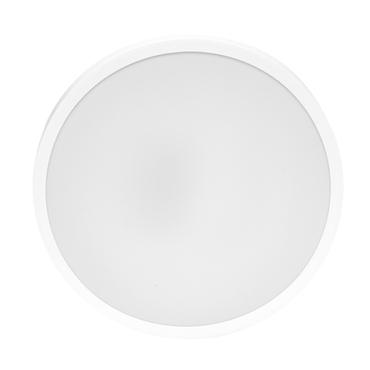 LED svítidlo stropní ECOPLANET kruh 12W, 1200lm, 4000K, IP44, bílý lem