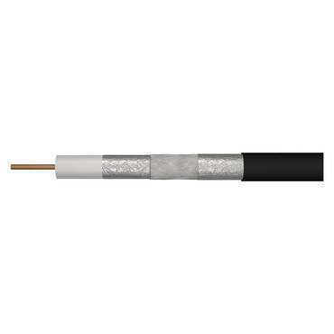 Kabel koaxiální EMOS CB113UV, PVC, UV, průměr vodiče 1,13mm, průměr pláště 7,05mm, venkovní, 250m
