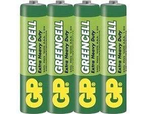 Baterie zinková GP GREENCELL B12104 AAA (R03), 4SH
