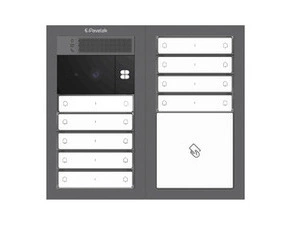 DV SYSTEM: 11 až 18 tlačítek (dělené jm.) + KAMERA + BOD Lite: čtečka RFID čipů MIFARE 13,56MHz (2M+