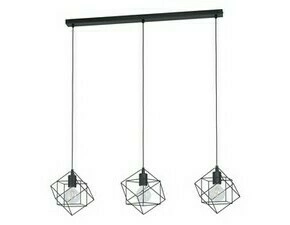 Svítidlo závěsné EGLO HL 3 E27 L-905 SCHWARZ STRAITON