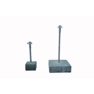 KOVO 30502 IZT – V/100X100 beton    podpěra izolační tyče pro