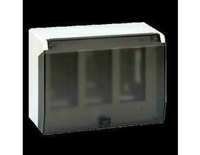 SIMON 51040003-030 Nástěnná krabice s víkem SIMON 500 3×S500 6×K45 čistě bílá
