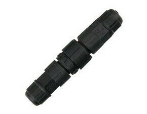 MC LED Konektor - vidlice + zásuvka, IP67, pájecí, M16, 4piny