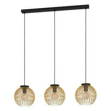 Svítidlo závěsné EGLO HL 3 E27 SCHWARZ GOLD VENEZUELA