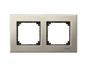 SCHN MTN403205 Merten - Rámeček dvojnásobný M-Elegance, Titanium