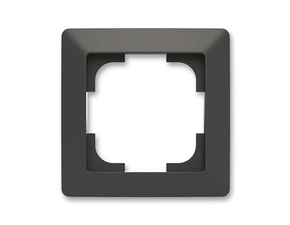 Rámeček jednonásobný ABB Zoni 3901T-A00010 137, matná černá / bílá