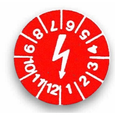 CIMCO 182670 Sada zkušebních plaket hnědý BLESK (108 ks)