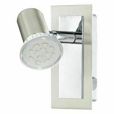 Svítidlo nástěnné EGLO WL 1 M.WIPP.NICKEL-M CHROM ROTTELO