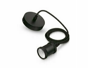 LED žárovka Philips CORD/modern/E27/black 1CT EU