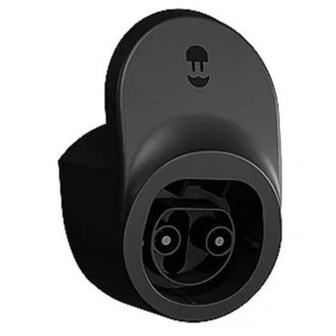 Držák kabelu a konektoru - plastový černý