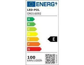 LED svítidlo LED-POL Halogen Diodo Xp Ii 100W studená bílá