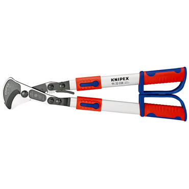 KNIPEX 95 32 038 Nůžky na kabely s teleskopickými rukojeťmi- ráčnové