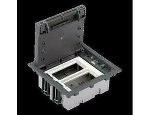 SIMON 52050002-035 Podlahová krabice SF obdélníkový 4×K45 2×S500 70mm105mm šedá