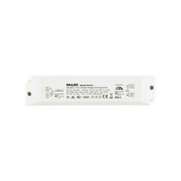 LED driver napěťový MC LED 40W, DC 24V/1,65A, IP20, řízení DALI, 0/1-10V a tlačítko