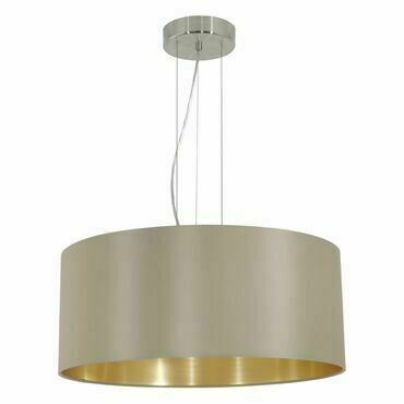 Svítidlo závěsné EGLO HL 3 O530 NICKEL-M TAUPE MASERLO