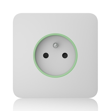 AJAX AJAX72571 AJAX SoloCover (smart) - Samostatný kryt zásuvky, bílá