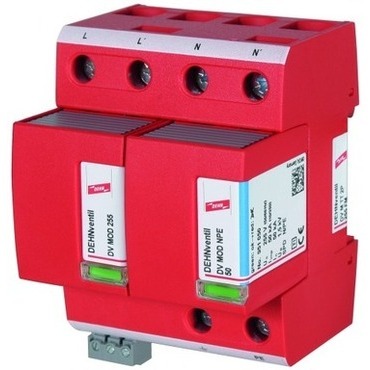 DEHN 951115  Kombinovaný svodič přepětí ventil M pro jednopólové TT a TN systémy, s modulem dálk DEH DEHN