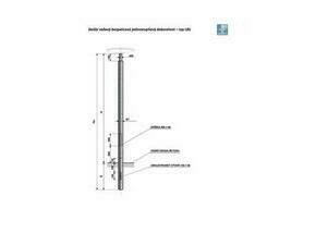 LBS 3 stožár sadový jednostupňový