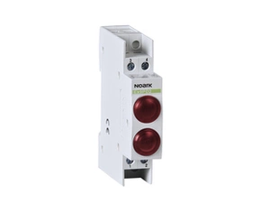 NOARK 102480 Ex9PD2rr 12V AC/DC Světelné návěstí, 12V AC/DC, 1 červená LED a 1 červená  LED
