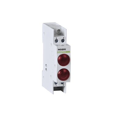 NOARK 102481 Ex9PD2rr 24V AC/DC Světelné návěstí, 24V AC/DC, 1 červená LED a 1 červená  LED
