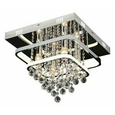 Svítidlo stropní RABALUX 2239 PALLAS chrom LED 36W+E14 4xMAX 40W