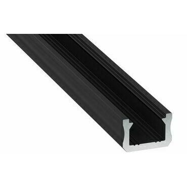 LED profil GREENLUX AL-PROFIL X BLACK 1M (10-0082-10)