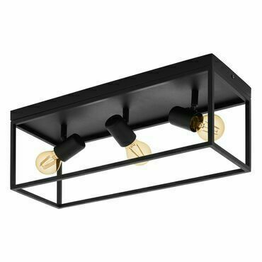 Svítidlo stropní EGLO DL 3 E27 SCHWARZ SILENTINA